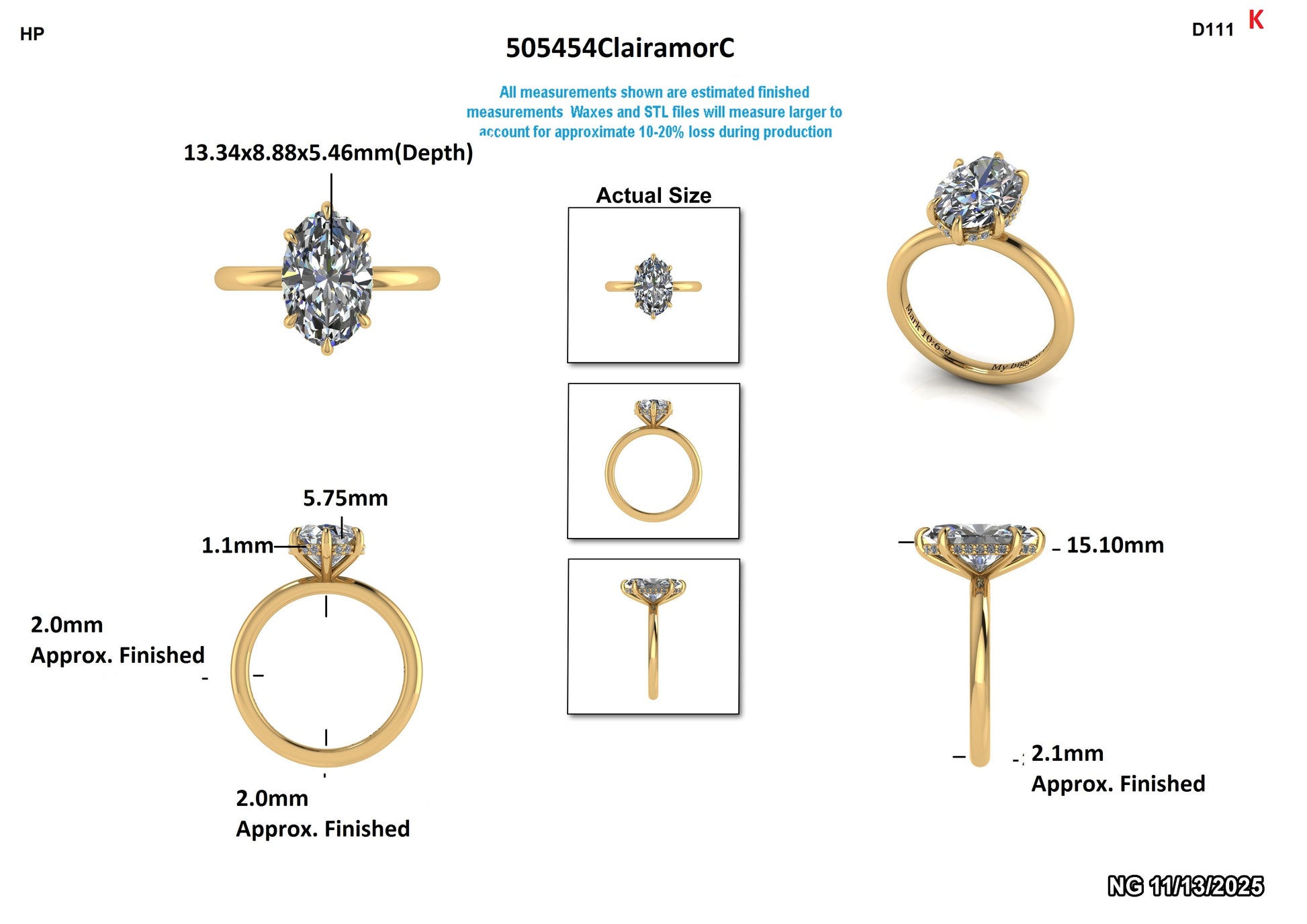 John P. Custom Engagement Ring