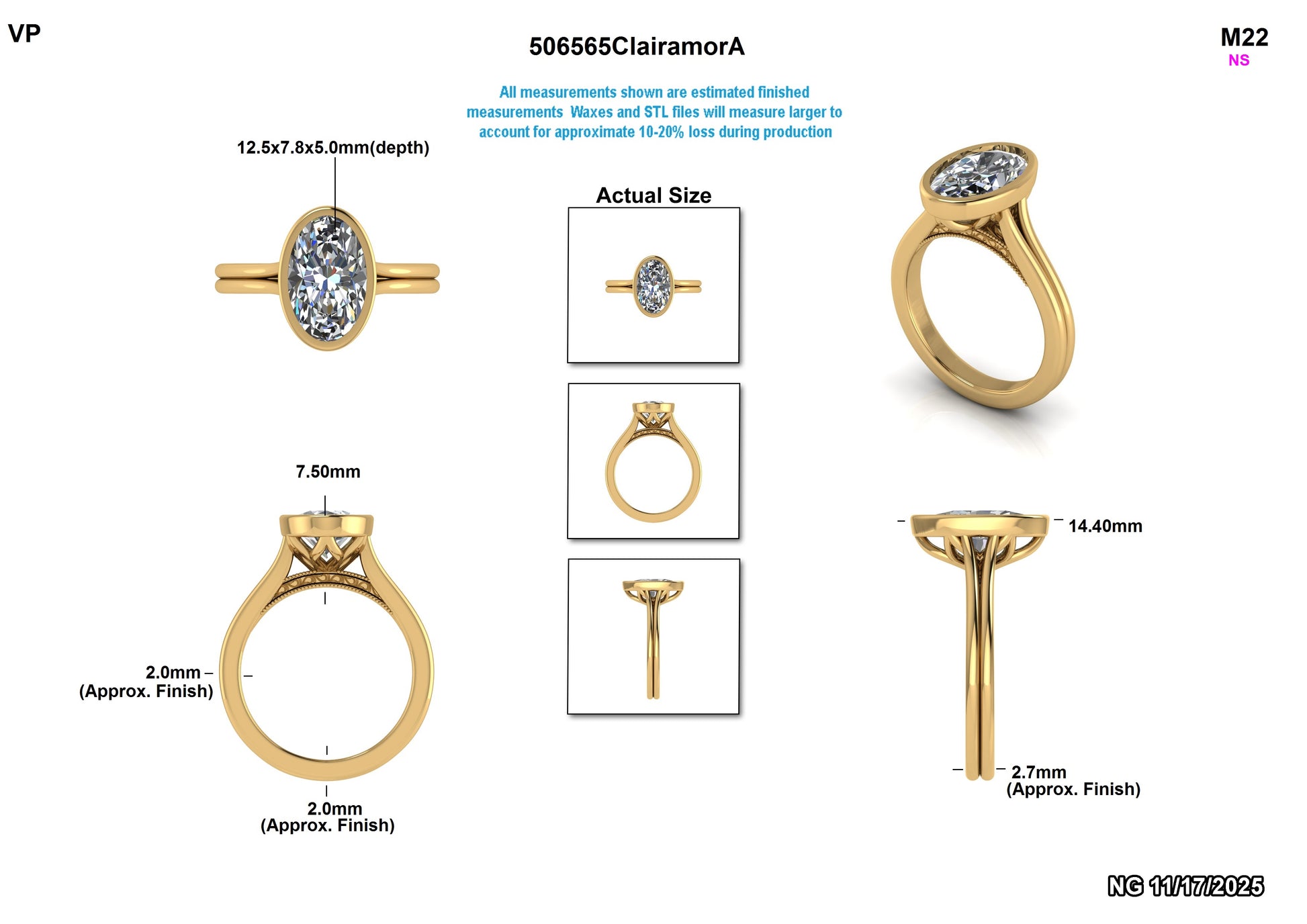 Collin M. Custom Engagement Ring