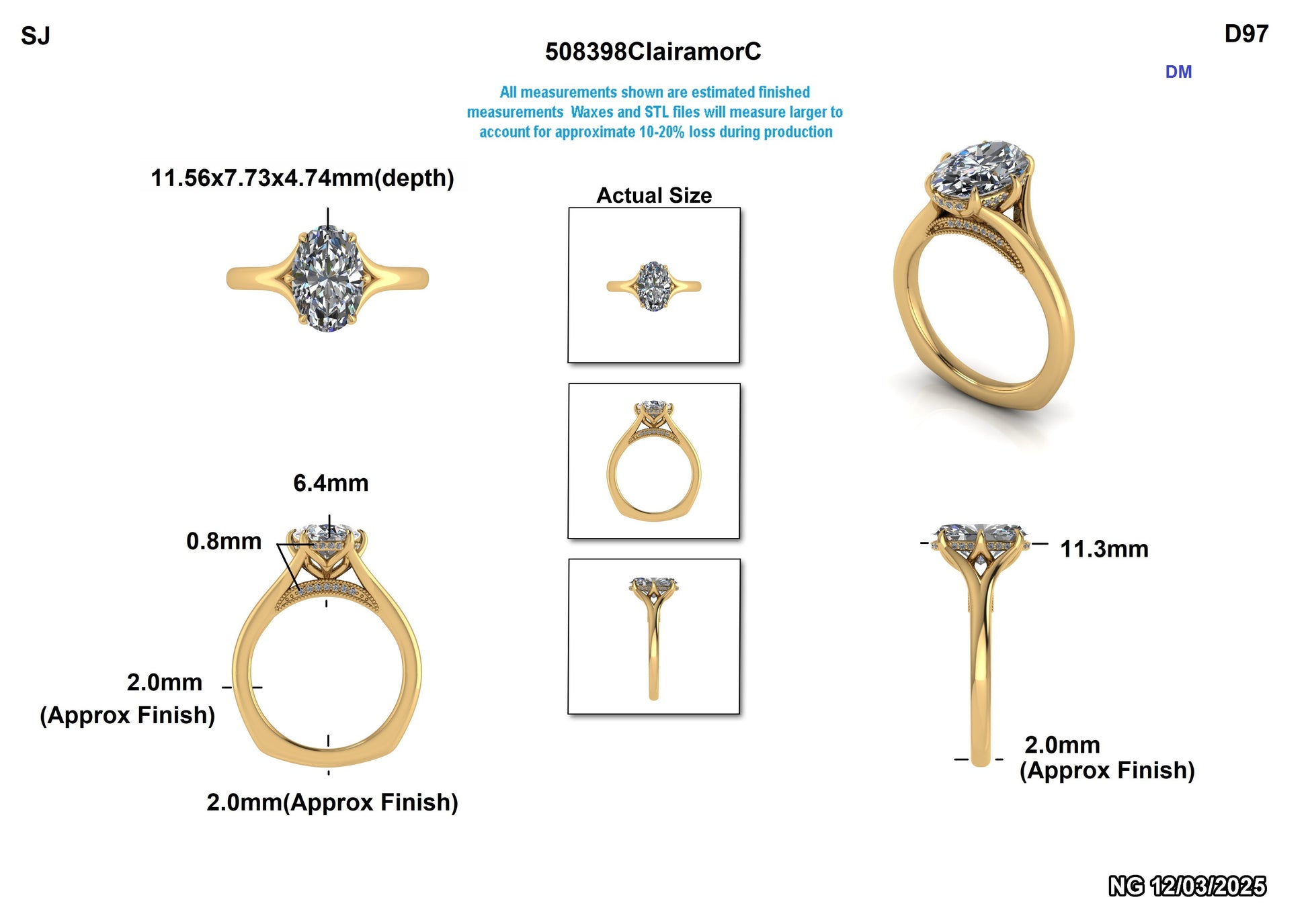 Riley S. Custom Engagement Ring