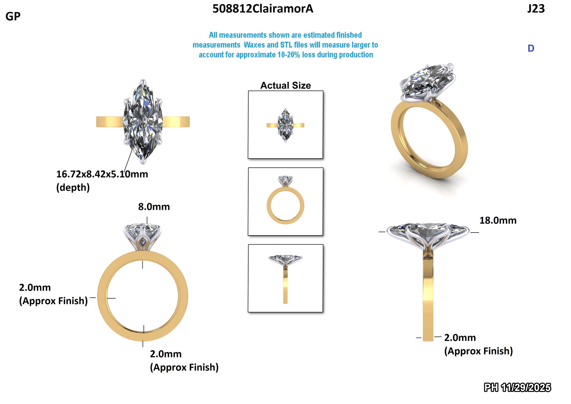 Ryan C Custom Engagement Ring Design