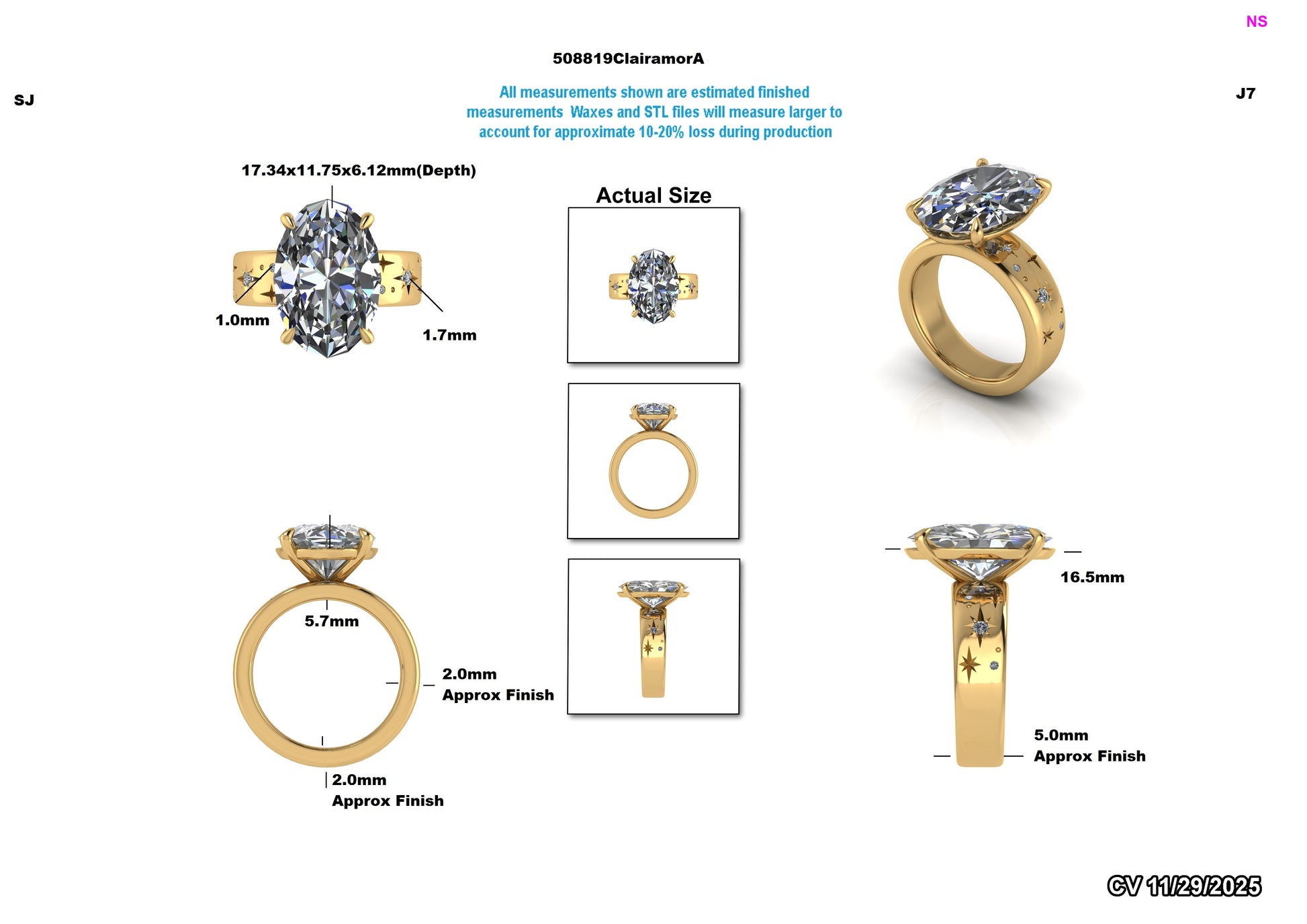 Carter L. Custom Engagement Ring #1