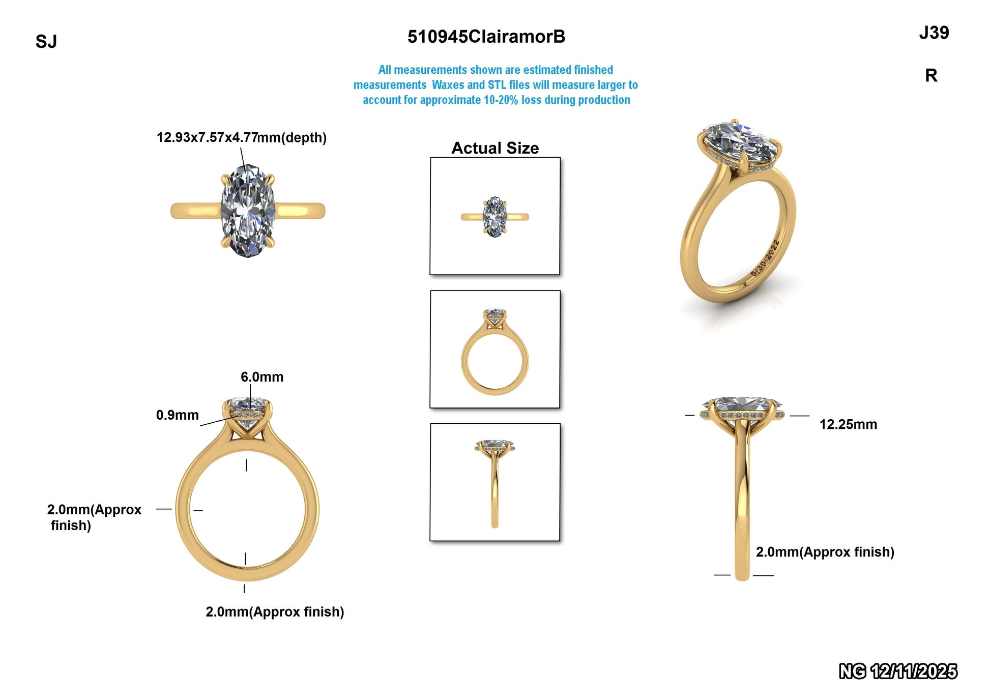 Logen R. Custom Engagement Ring