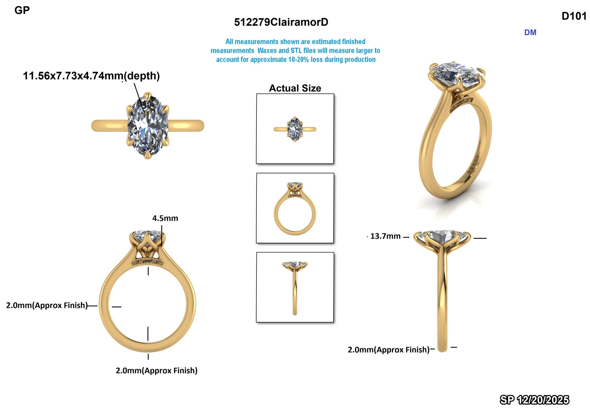 Jeronimo N Custom Engagement Ring