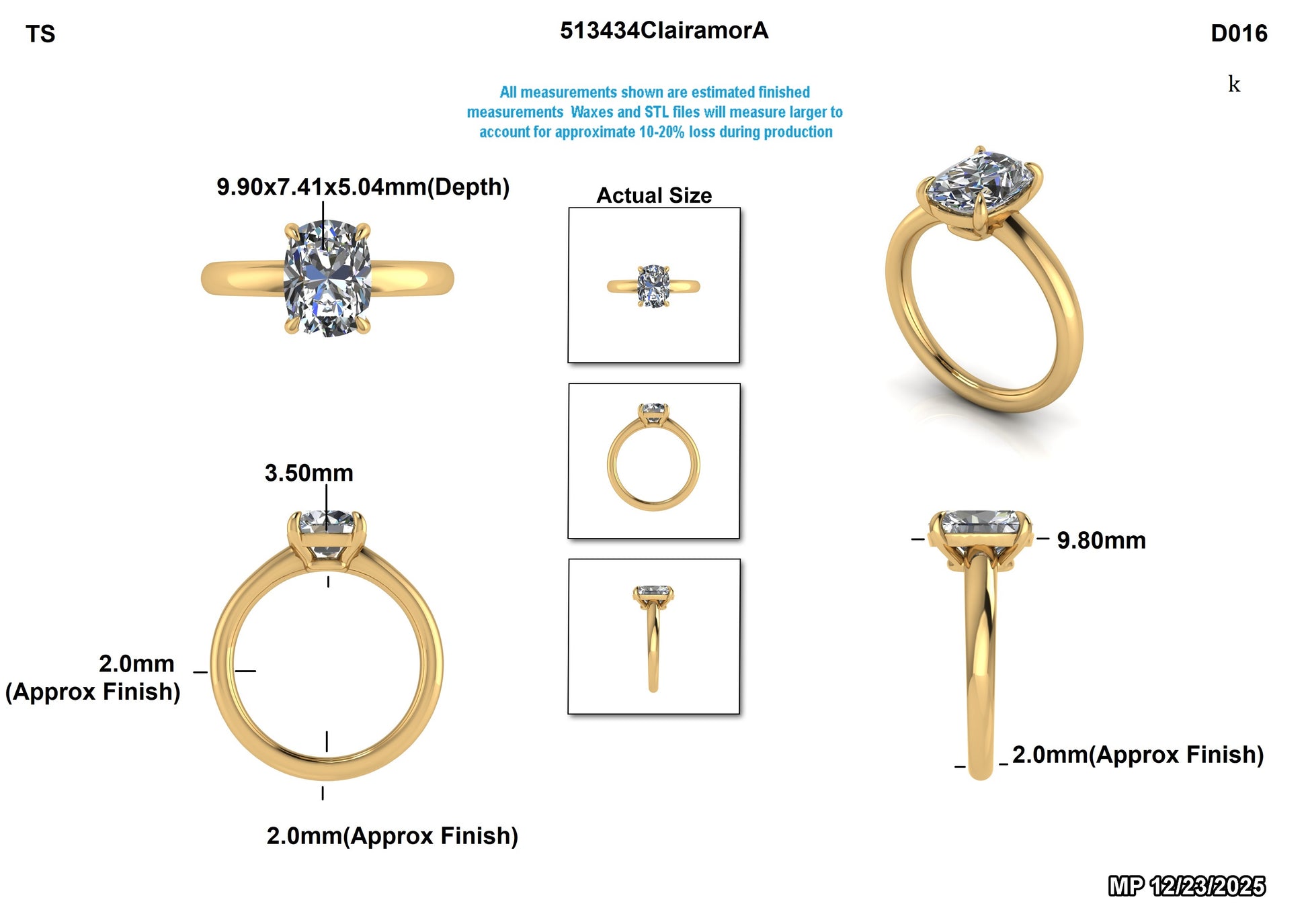 Jose M. Custom Engagement Ring