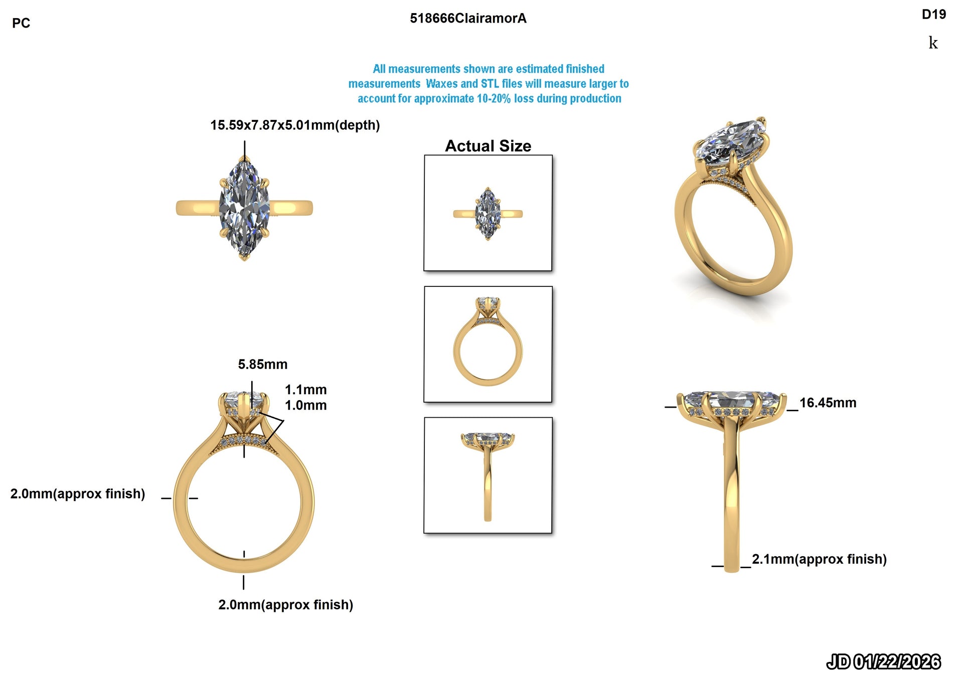 Ella S. Custom Engagement Ring