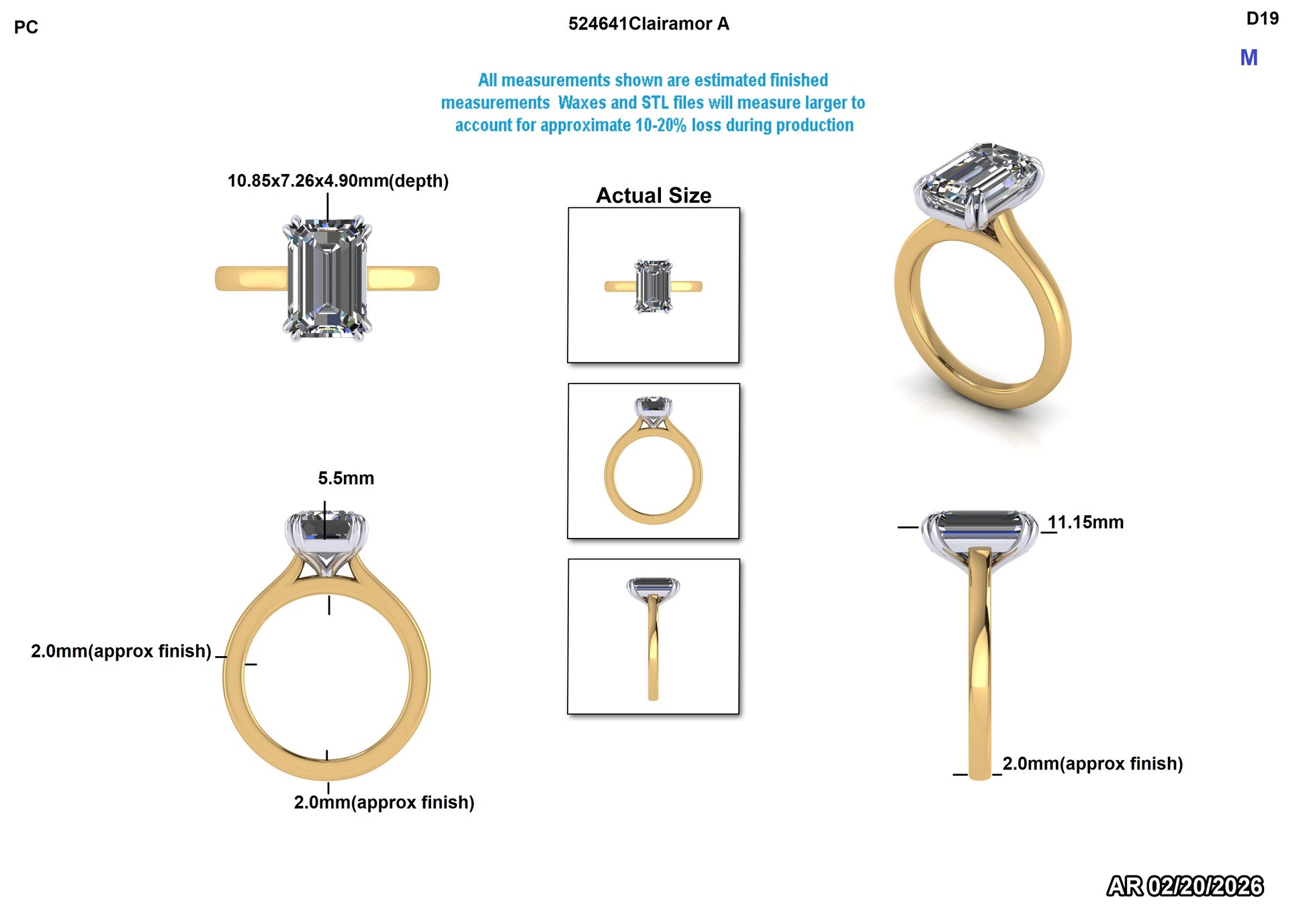 Orchsley C. | Double Claw Cathedral | 14k Two Tone