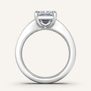 Image for Emerald Cut Art Deco Engagement Ring | 18k White Gold