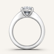 Image for Oval Art Deco Engagement Ring | 18k White Gold