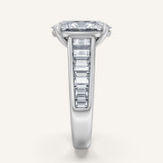 Image for Oval Art Deco Engagement Ring | Platinum