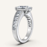 Image for Oval Art Deco Engagement Ring | Platinum