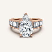 Image for Pear Shape Art Deco Engagement Ring | 18k Rose Gold