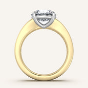 Image for Round Art Deco Engagement Ring | 18k Two Tone