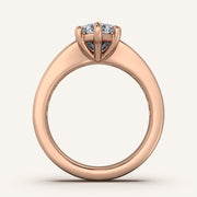 Image for Marquise Art Deco Engagement Ring | 14k Rose Gold