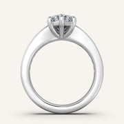Image for Marquise Art Deco Engagement Ring | 14k White Gold