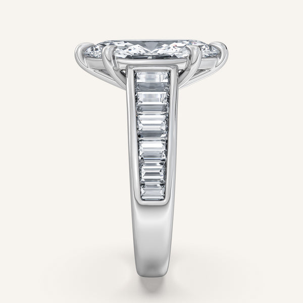 Marquise Art Deco Engagement Ring | Platinum