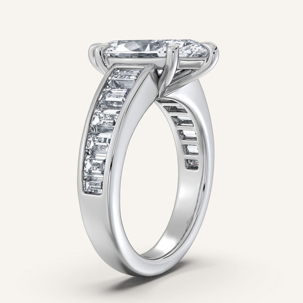 Marquise Art Deco Engagement Ring | Platinum