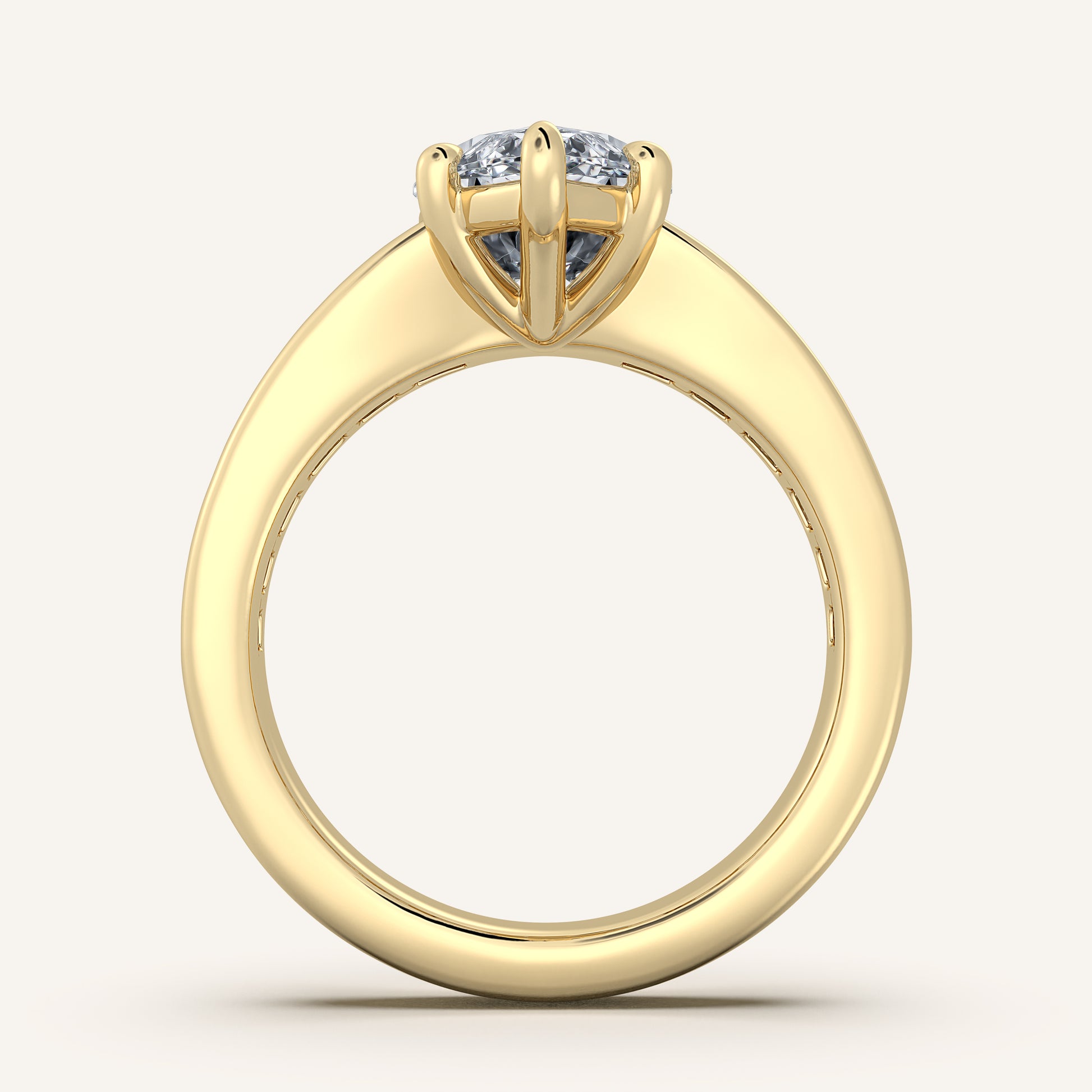 Image for Marquise Art Deco Engagement Ring | 18k Yellow Gold