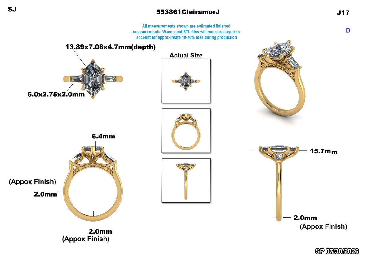 Kyle J Custom Engagement Ring Design