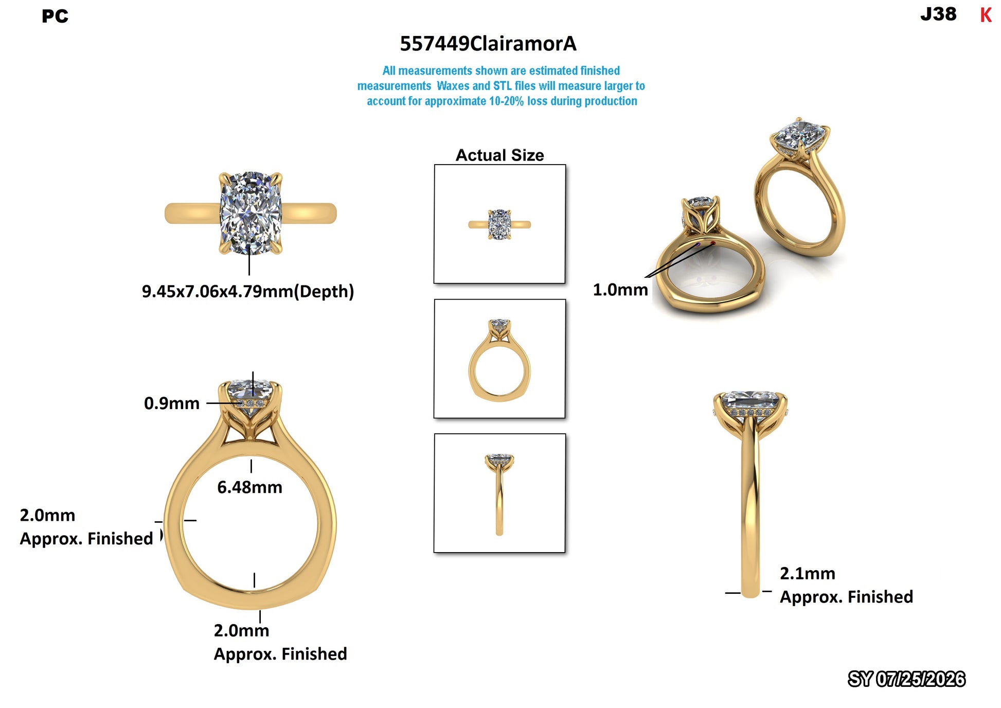 Luis S Custom Engagement Ring