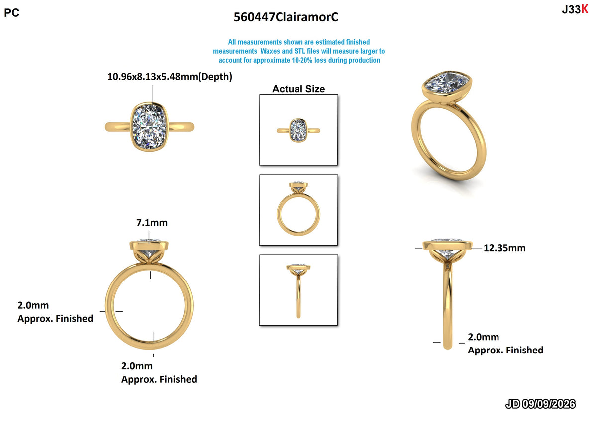 Carlo L Custom Engagement Ring