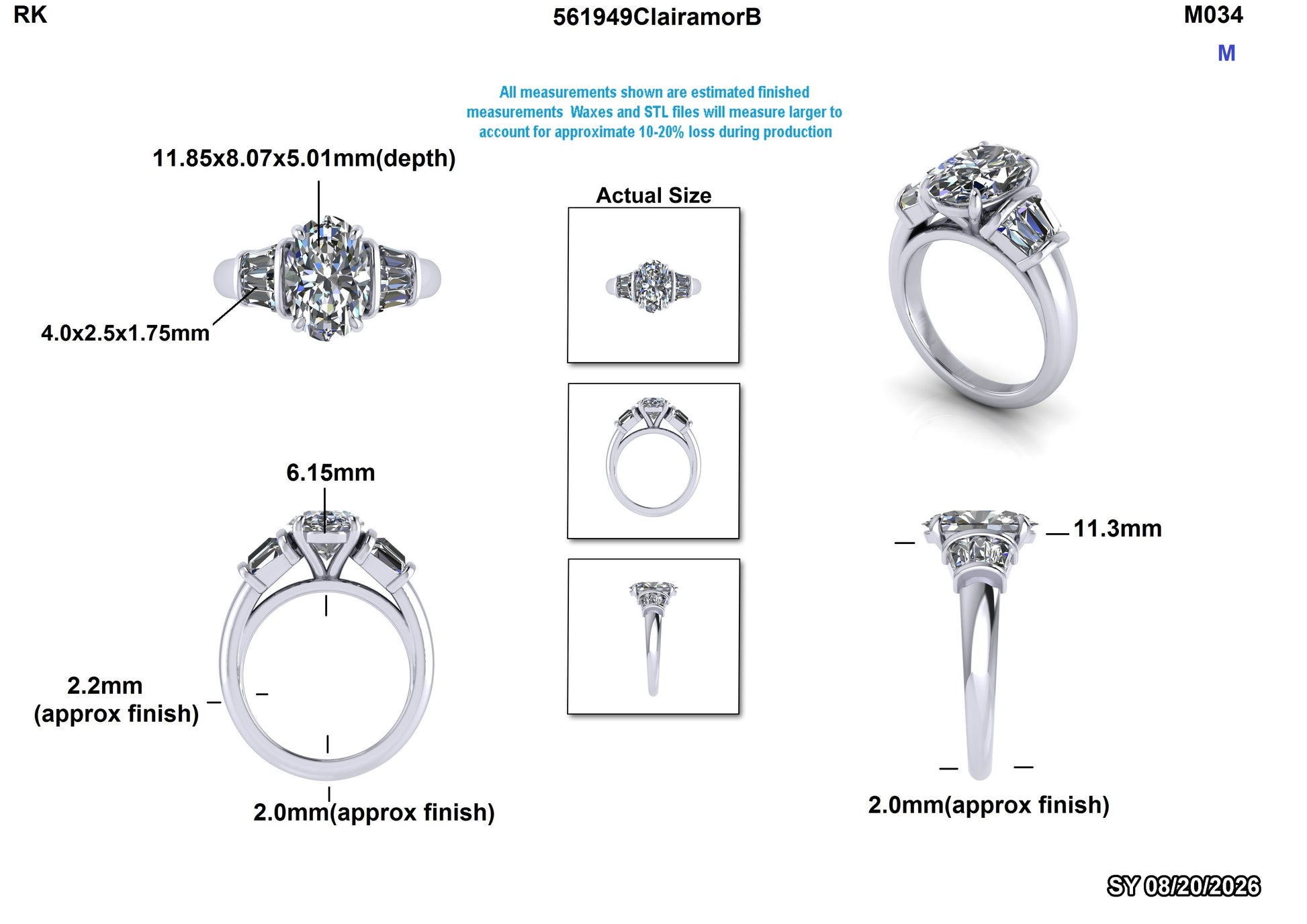 Brianna R Custom Engagement Ring