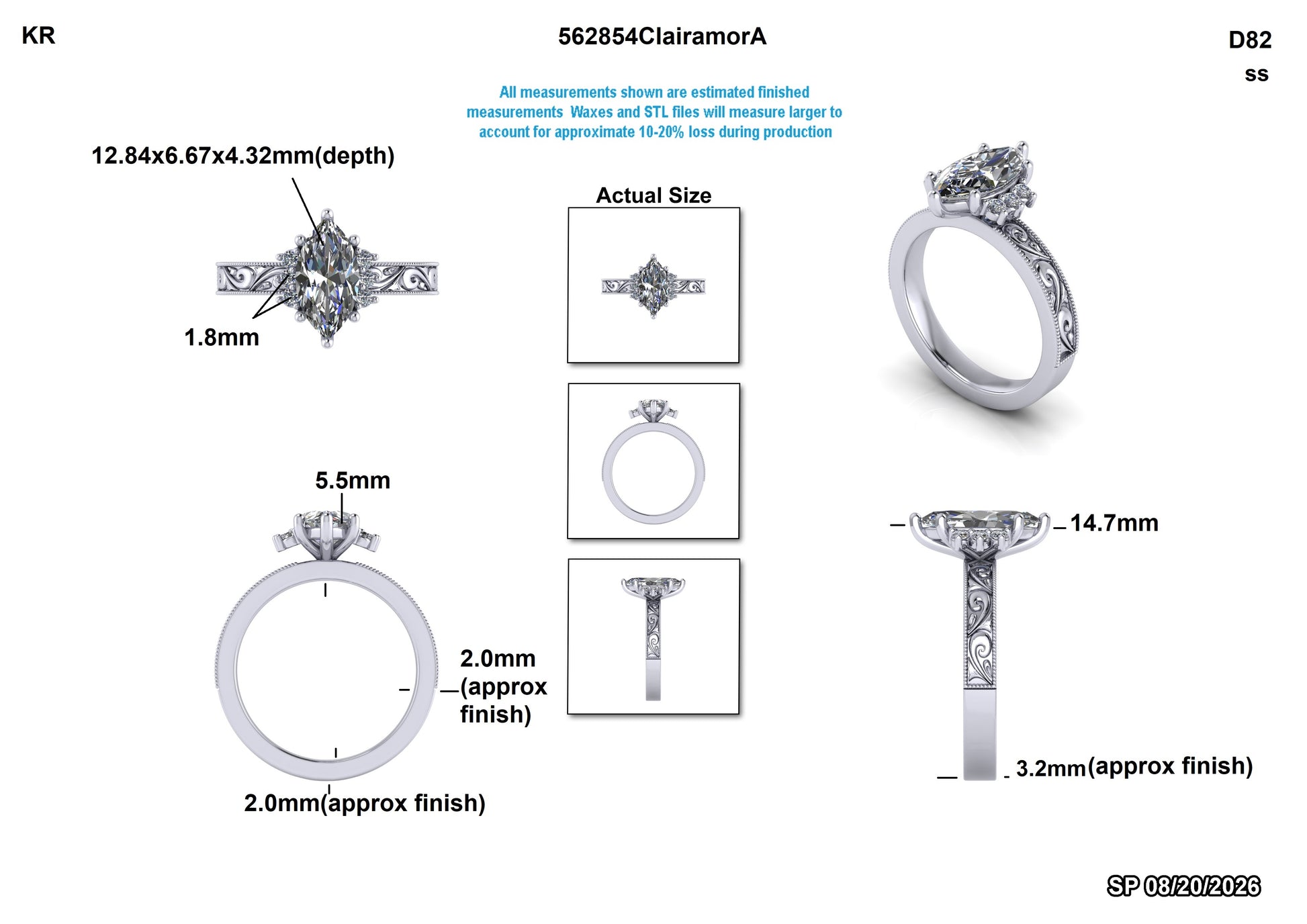 Austin D Custom Engagement Ring