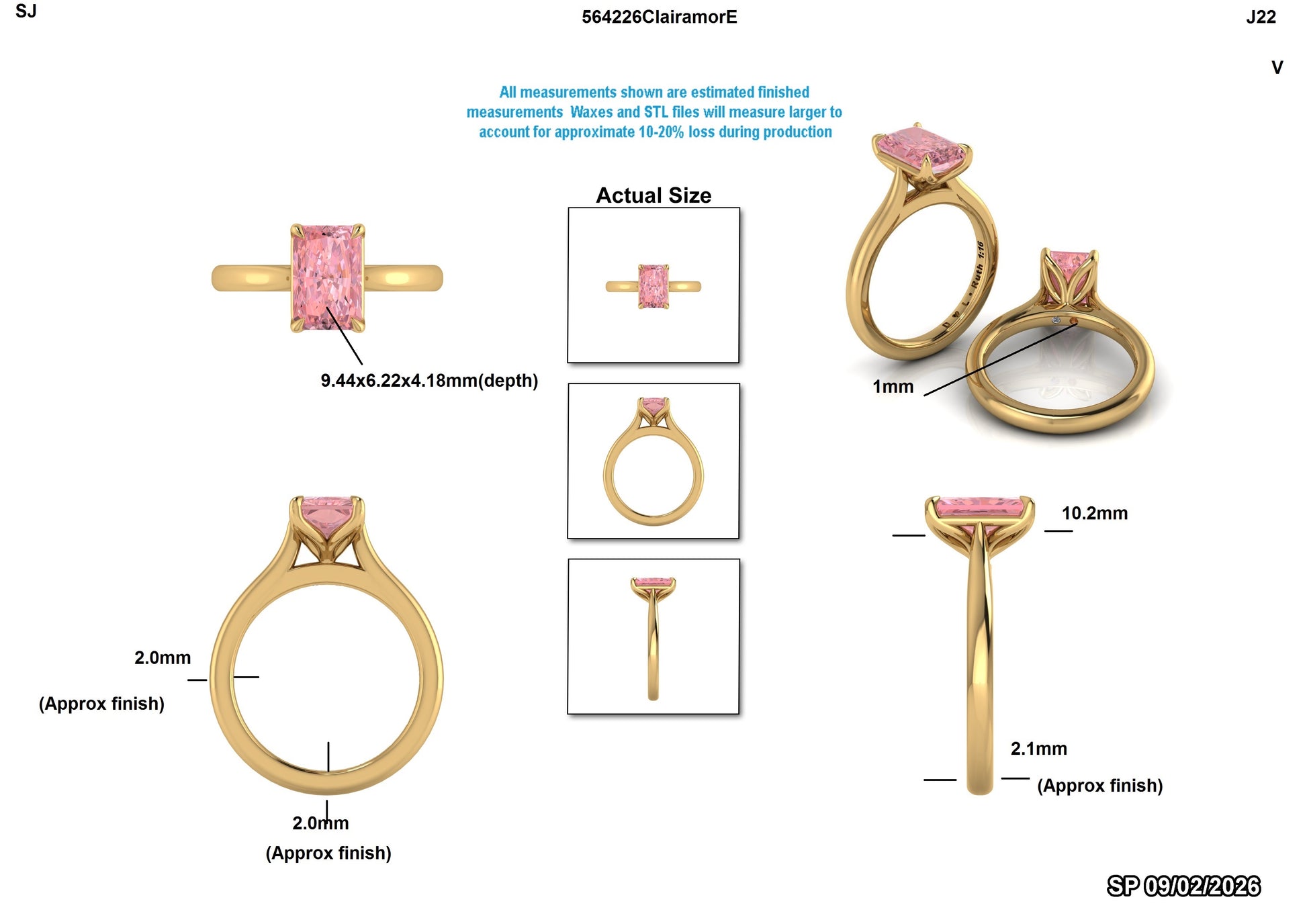 Diego LV Custom Engagement Ring