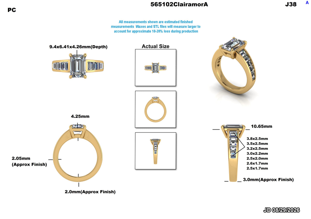 Leila B. Custom Engagement Ring