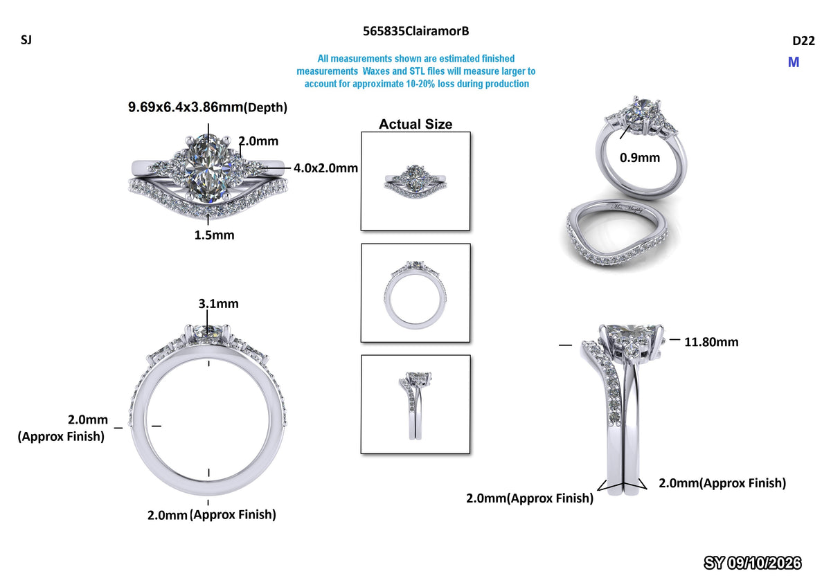 Servin M Custom Wedding Set Design
