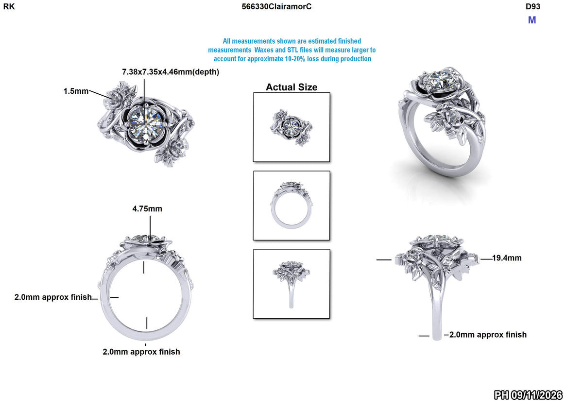 Alex P Custom Engagement Ring