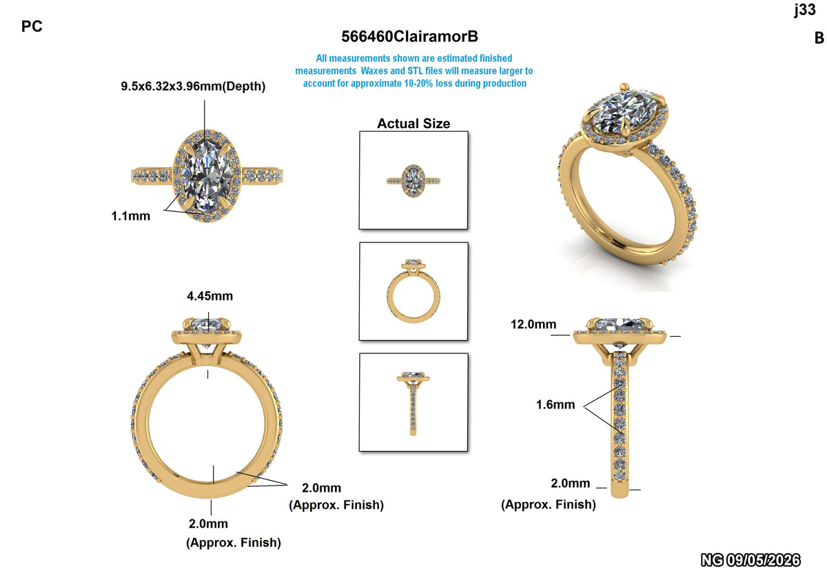 Aidan B Custom Engagement Ring
