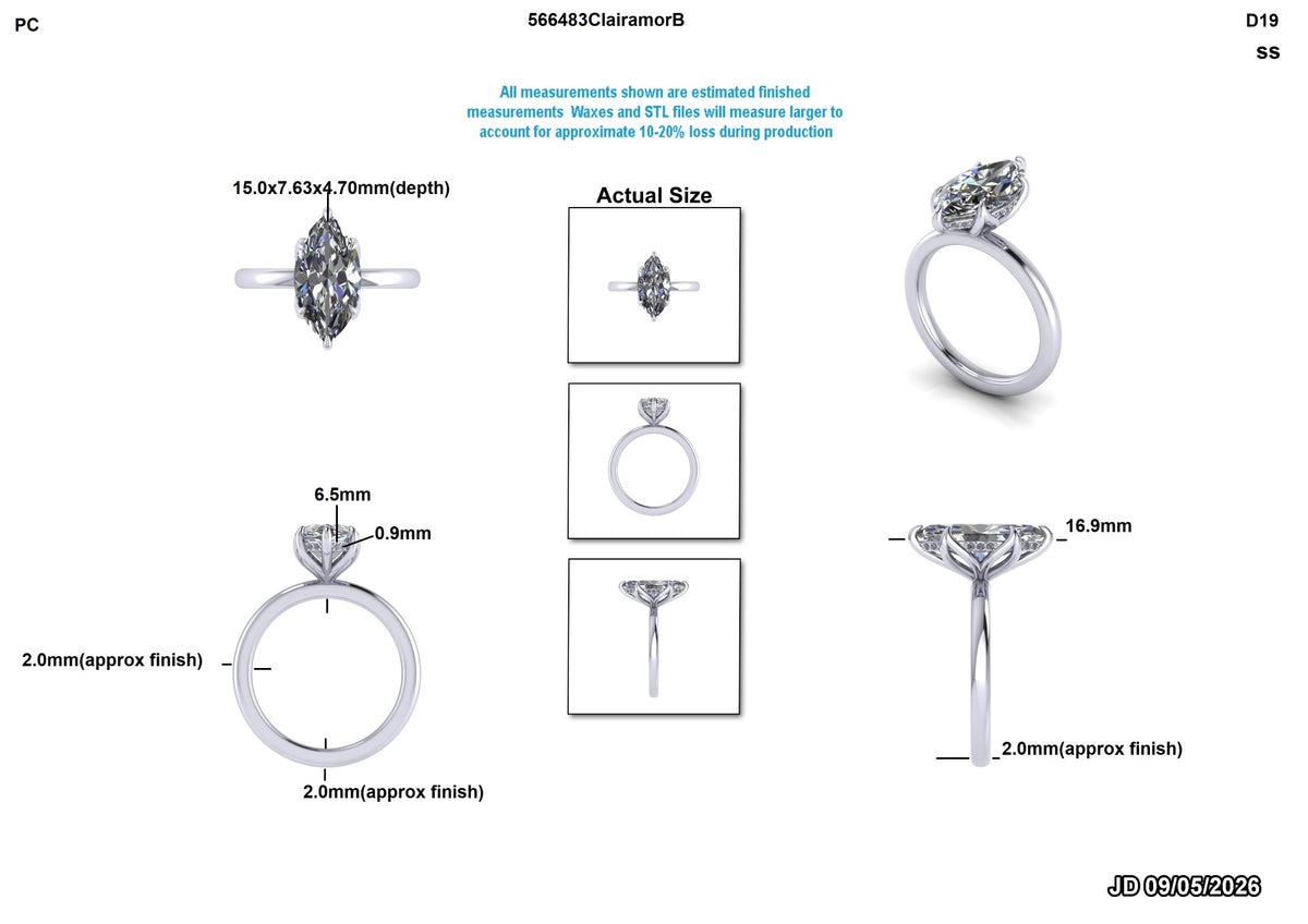 Derek L Custom Engagement Ring Design
