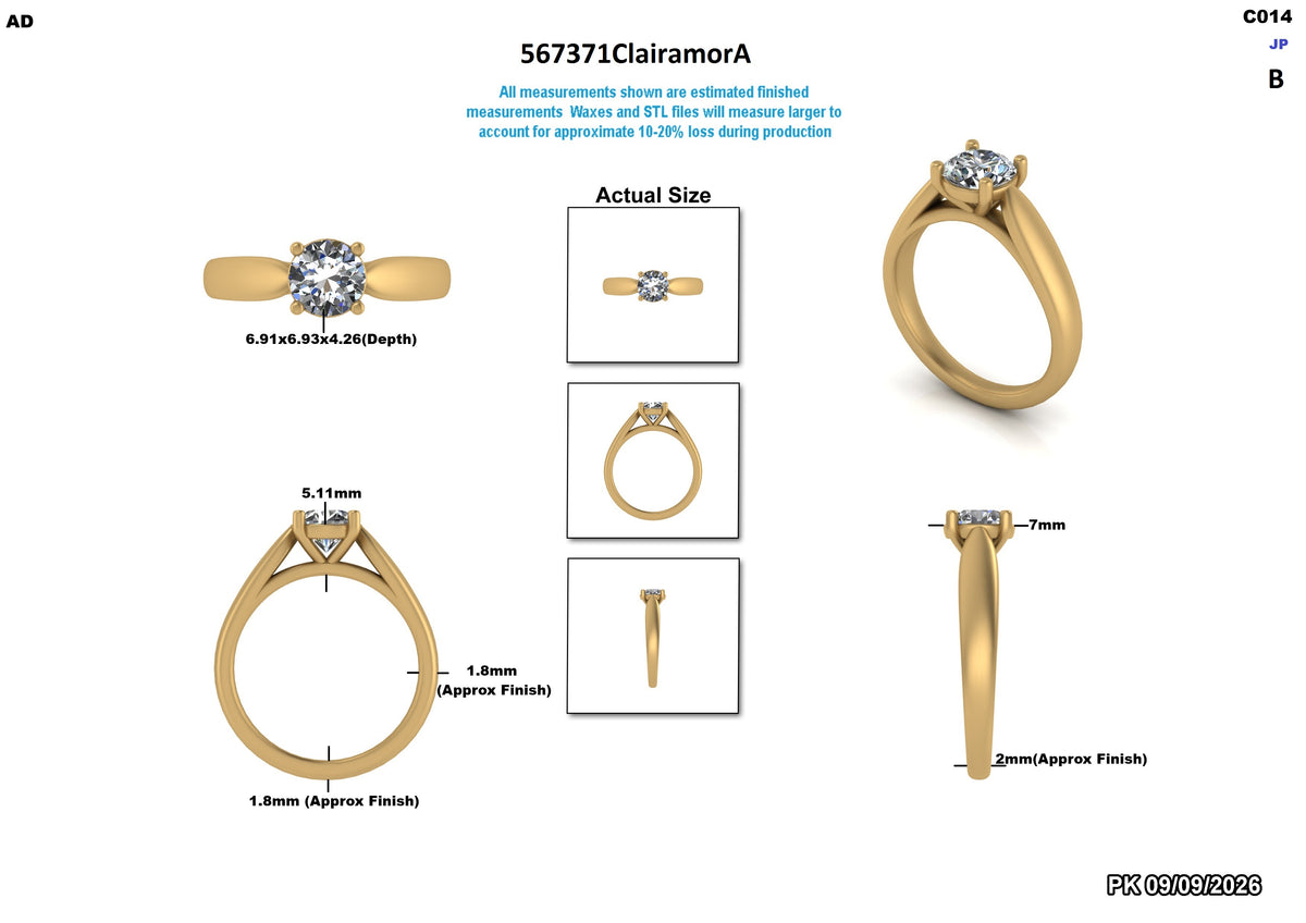Joseph S Custom Engagement Ring