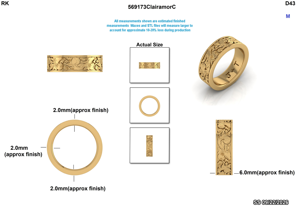 Joel Custom Wedding Bands