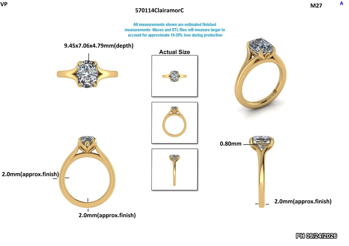 Riley W Custom Engagement Ring Design
