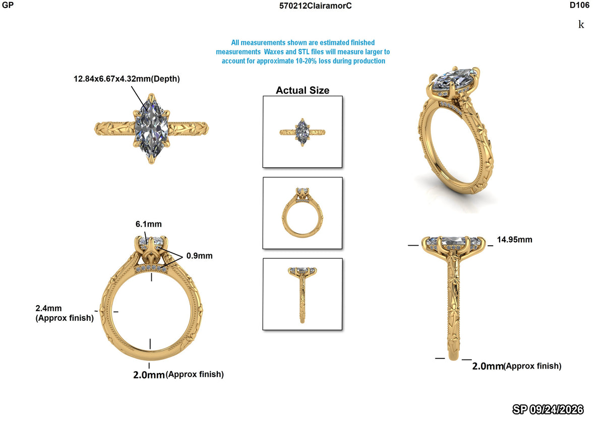 Tucker G Custom Engagement Ring