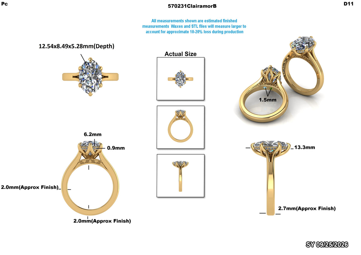 Juan B Custom Engagement Ring