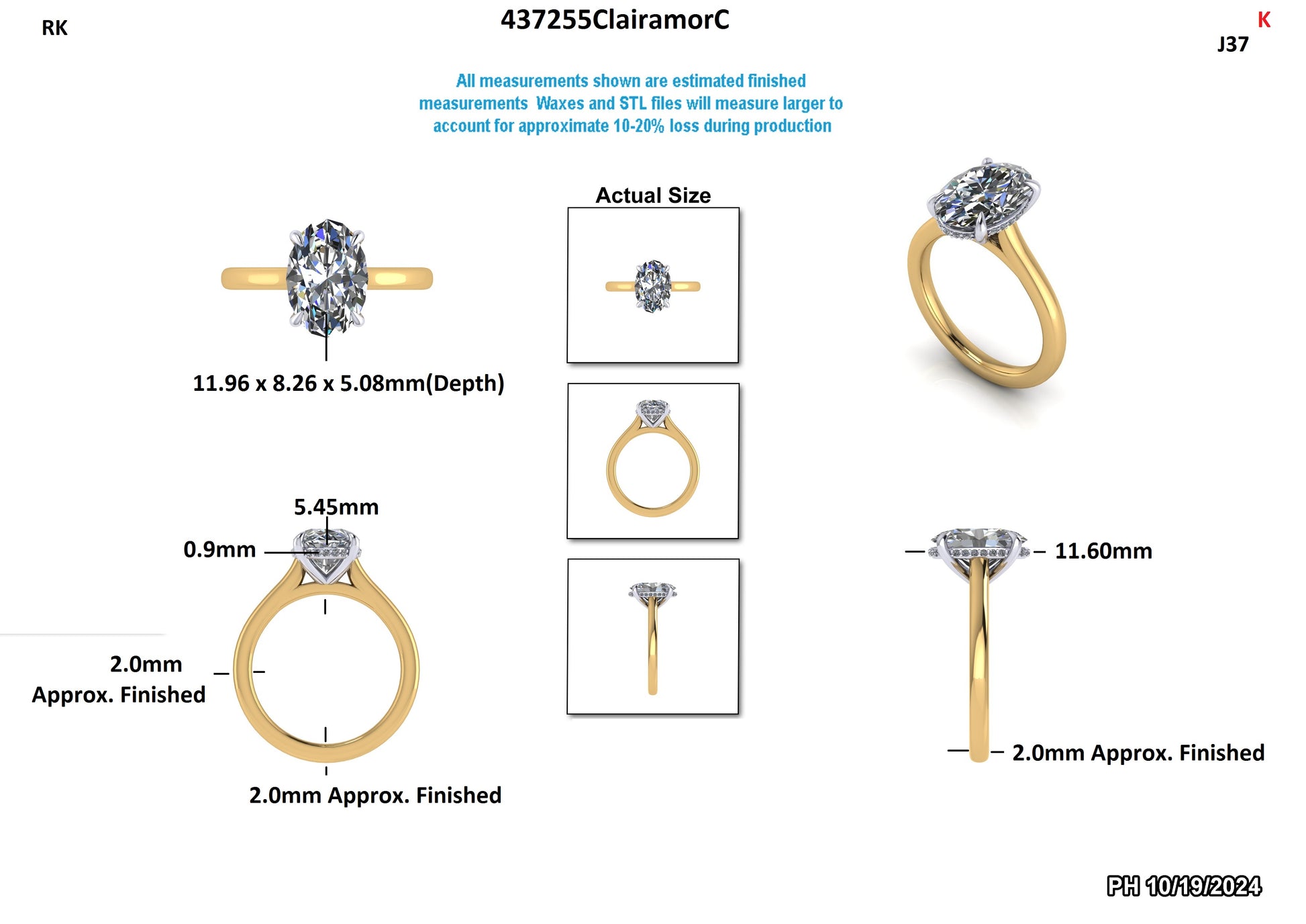 Ciara E. Custom Engagement Ring