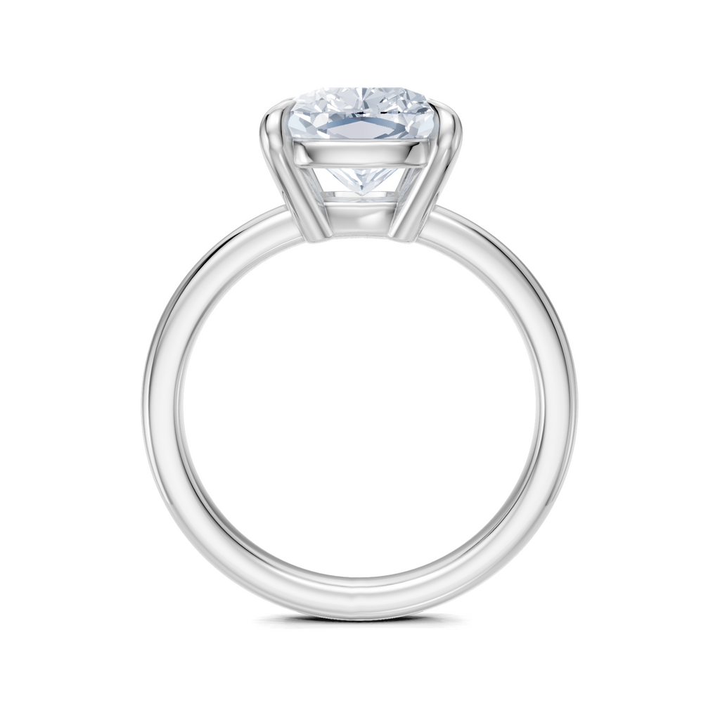 Image for Cabas Solitaire Engagement Ring | 14k White Gold