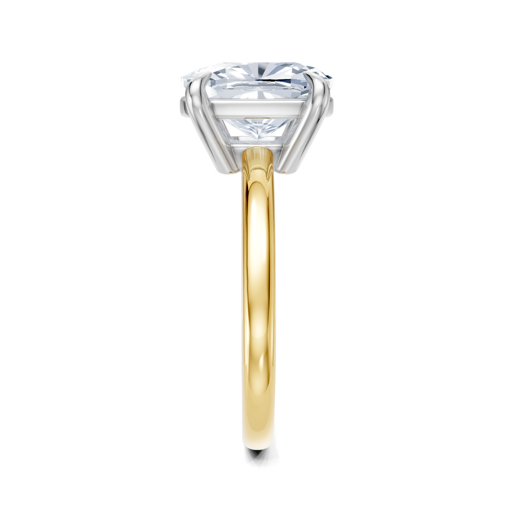 Image for Cabas Solitaire Engagement Ring | 18k Two Tone