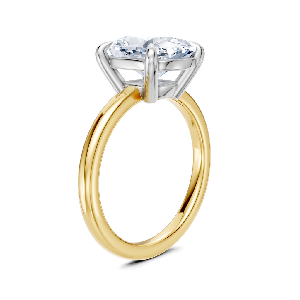 Image for Cabas Solitaire Engagement Ring | 18k Two Tone