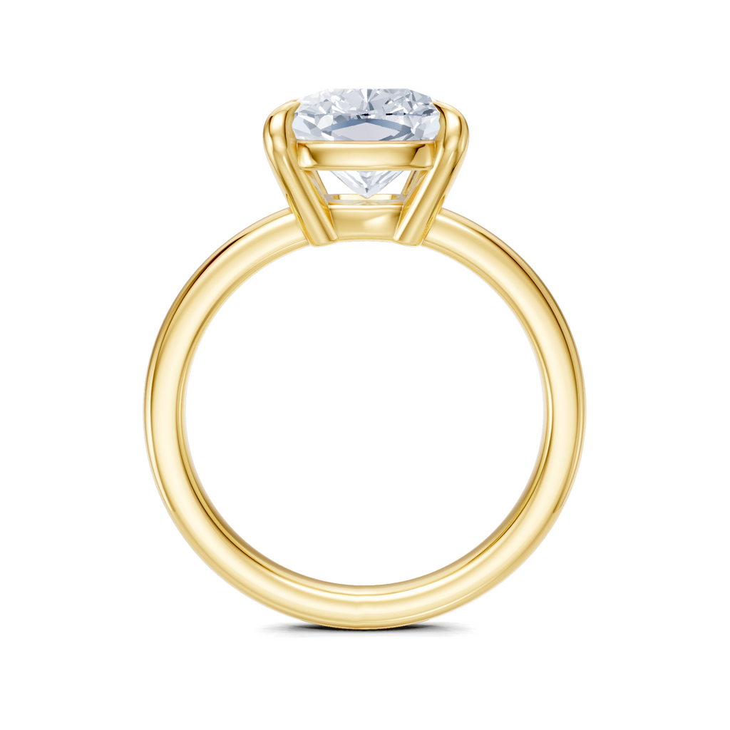 Image for Cabas Solitaire Engagement Ring | 14k Yellow Gold