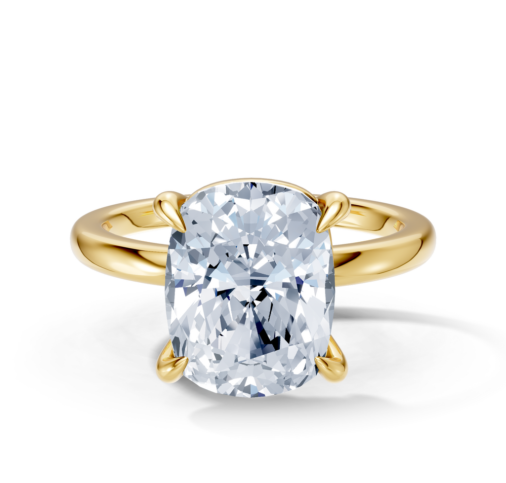 Image for Cabas Solitaire Engagement Ring | 18k Yellow Gold