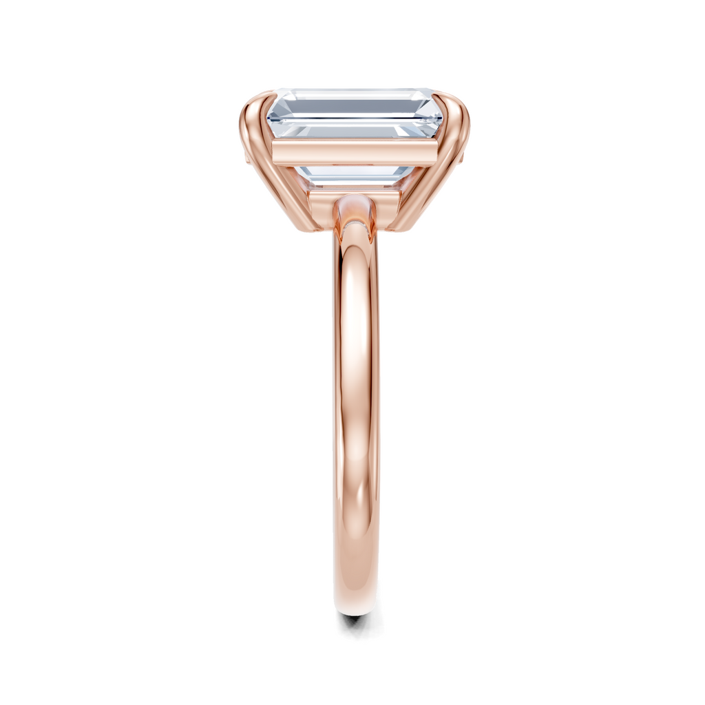 Image for Cabas Solitaire Engagement Ring | 14k Rose Gold