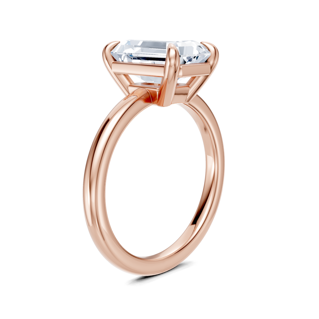 Image for Cabas Solitaire Engagement Ring | 14k Rose Gold