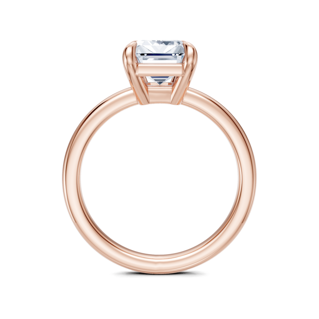 Image for Cabas Solitaire Engagement Ring | 14k Rose Gold