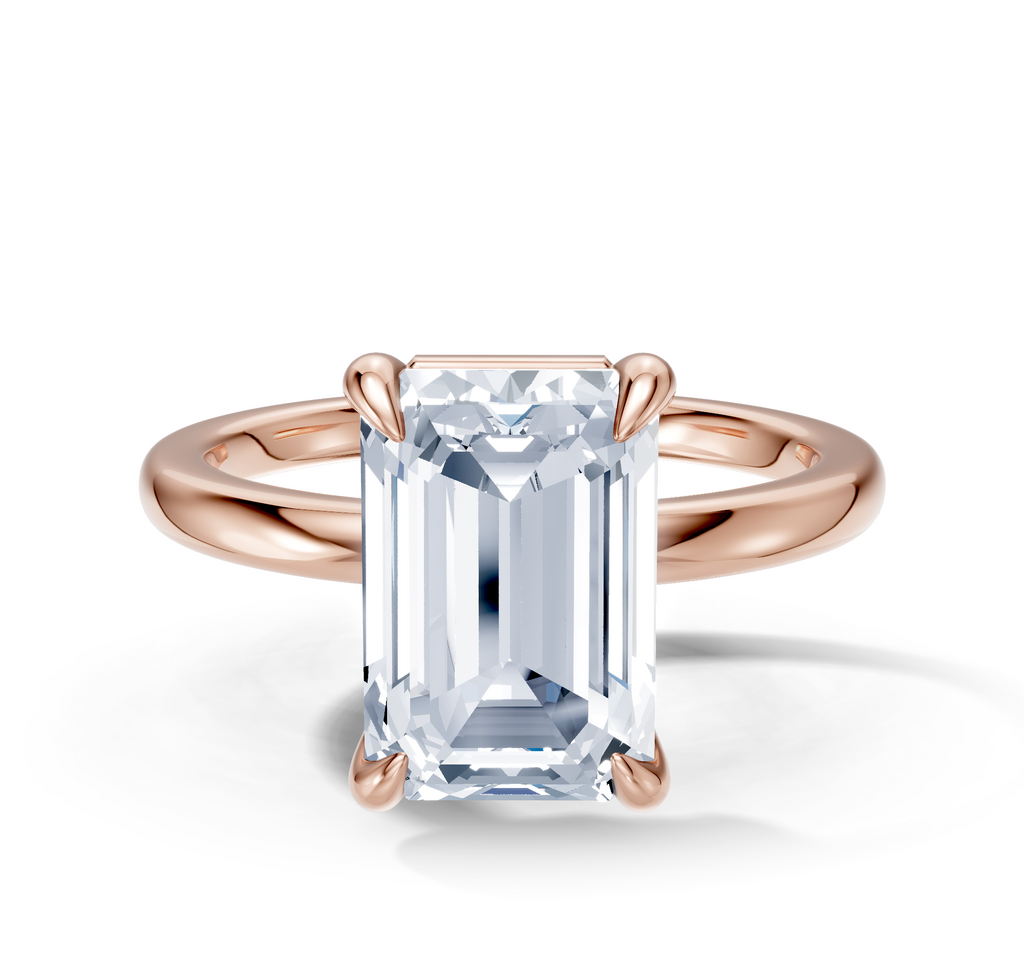 Image for Cabas Solitaire Engagement Ring | 18k Rose Gold