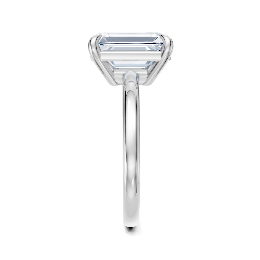 Image for Cabas Solitaire Engagement Ring | 18k White Gold