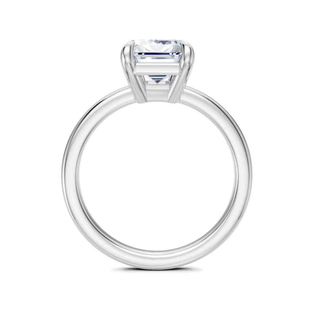Image for Cabas Solitaire Engagement Ring | 14k White Gold
