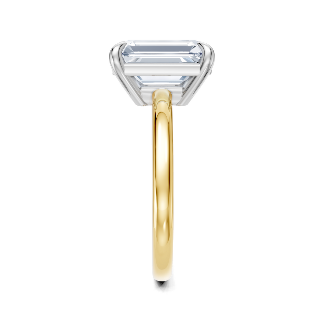 Image for Cabas Solitaire Engagement Ring | 18k Two Tone